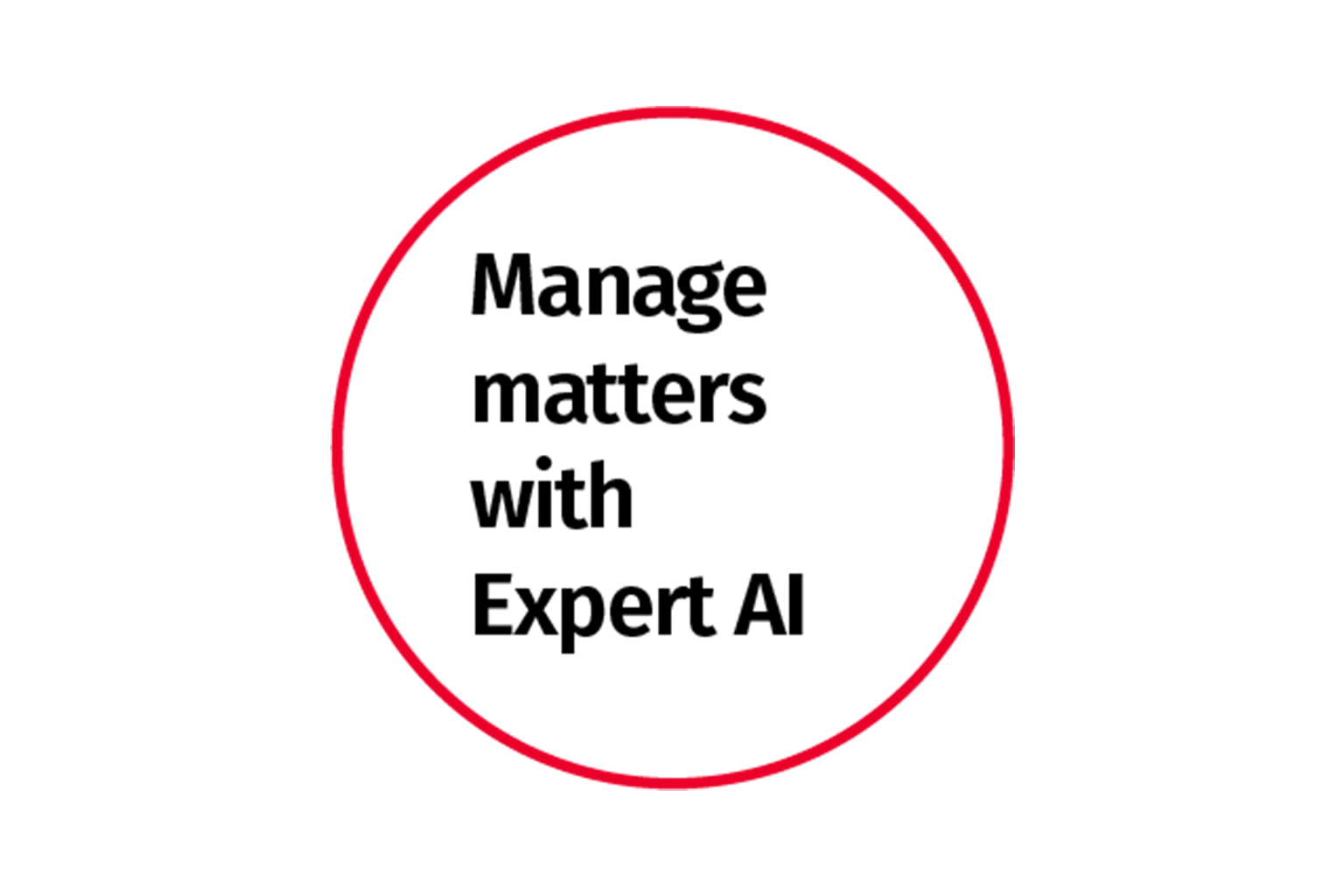 Manage matters with Expert AI