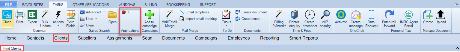 Central - Maintenance - User defined - Client task bar to show application.PNG