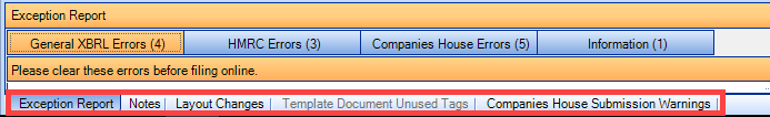 Exception report - tabs at the footer.PNG