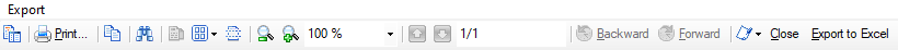 Smart reports - Smart Reports - report preview - toobar.PNG