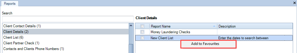 Smart reports - Smart Reports - add favourites.PNG