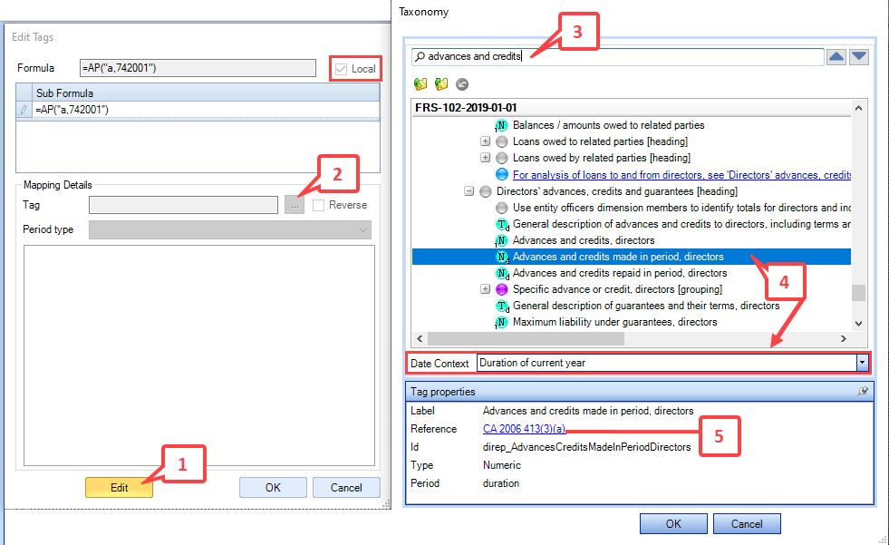 Apply Tag in a spare note in a client level 1.PNG