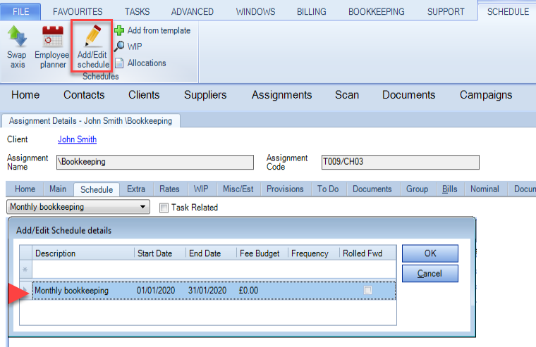Assignment - delete a schedule.PNG