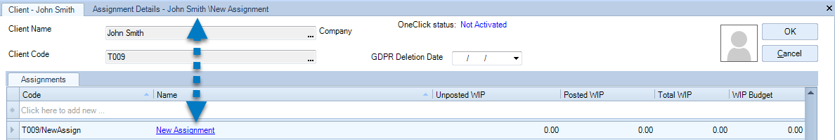 Assignment wizard - editing a new customised assignment at client level.PNG