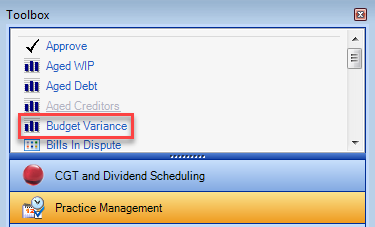 Homepage - Toolbox for Budget variance.PNG