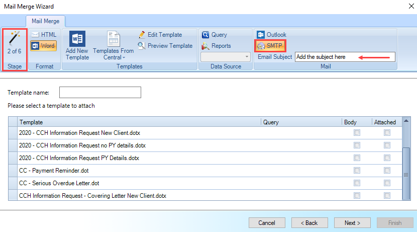 Mail Merge - STMP - step two mail merge wizard.PNG