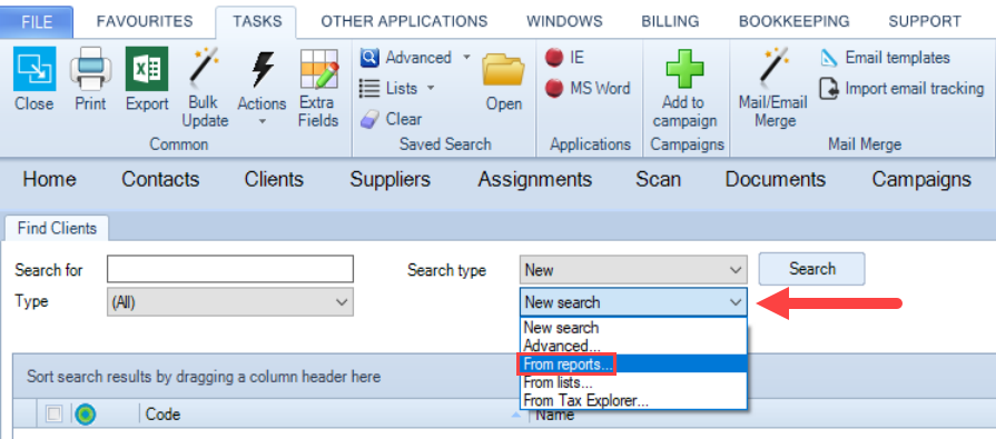 Mail Merge - filter reports 1.PNG