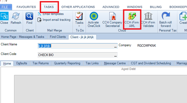 4. How to run CCH iFirm AML + Biometric KYC checks and viewing the report (1)