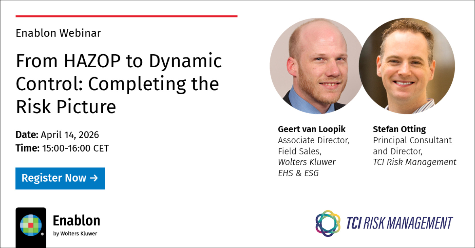 From HAZOP to Dynamic Risk Control: Completing the Picture  