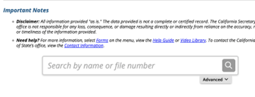 Screenshot of product