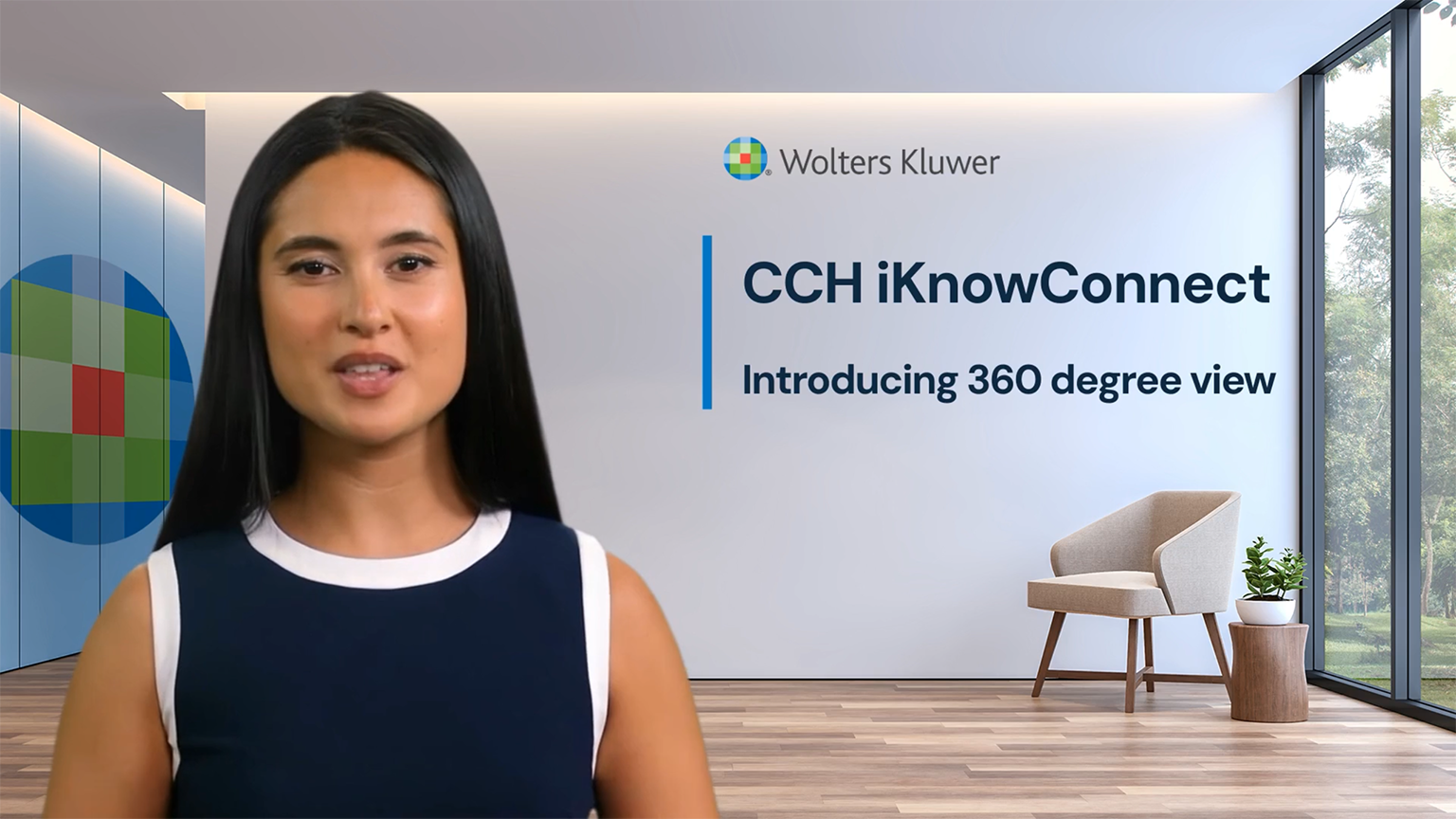 Screenshot of CCH iKnowConnect introducing 360-degree view video