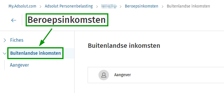 Adsolut PB - buitenlandse inkomsten