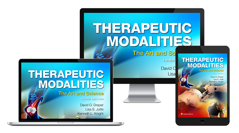 Therapeutic Modalities: The Art and Science book cover on multiple device screens