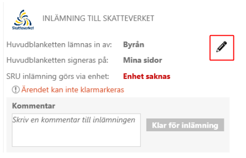 Klarmarkering av deklaration 2