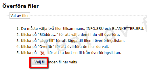Inlämningsdelen av deklarationer på Skatteverket4