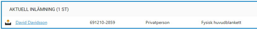 Inlämningsdelen av deklarationer på Skatteverket13