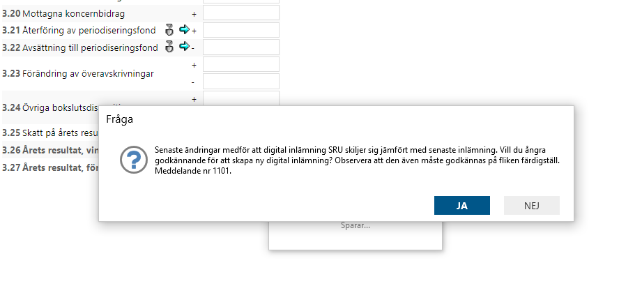 Göra om inlämningen för en klient1