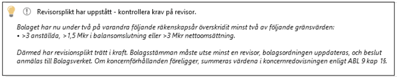 revisorsplikt har uppstått