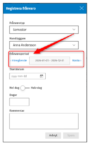 frånvaroperiod