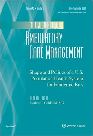 The Journal of Ambulatory Care Management cover