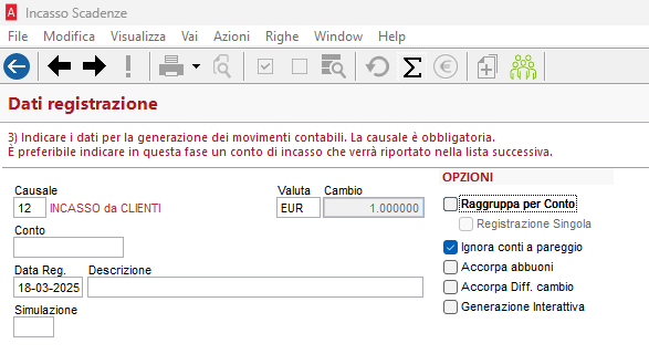Nessun raggruppamento