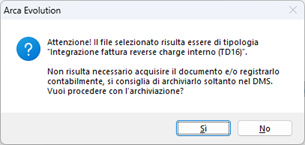 Documento integrativo archiviazione