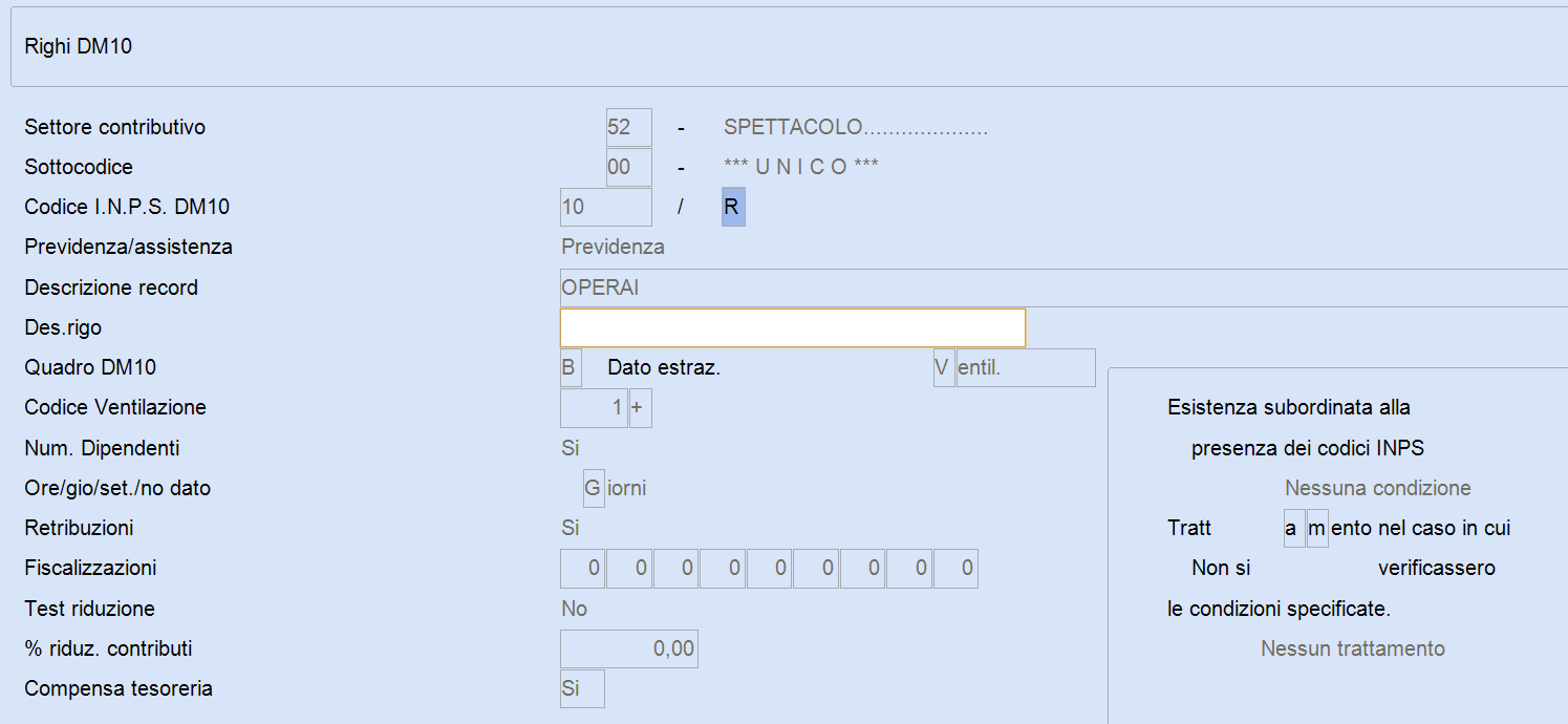 Righi DM10 10/R