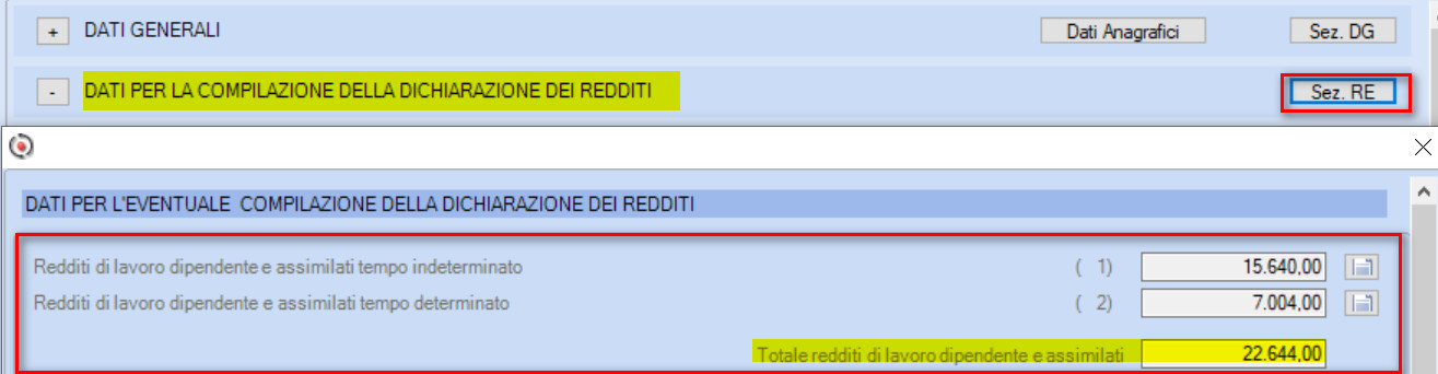 CU redditi tempo indeterminato e determinato