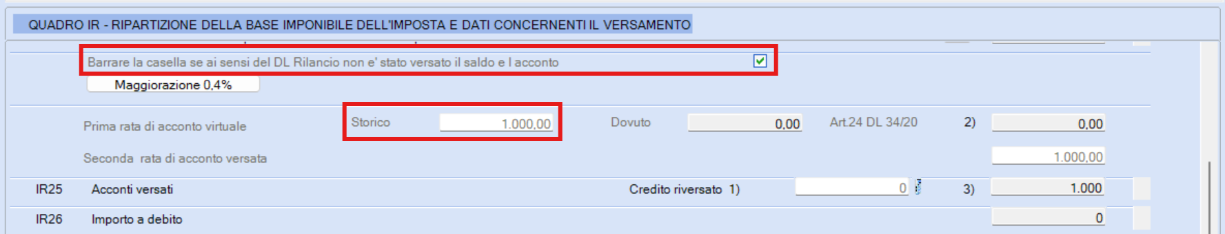 COMPILAZIONE IR25
