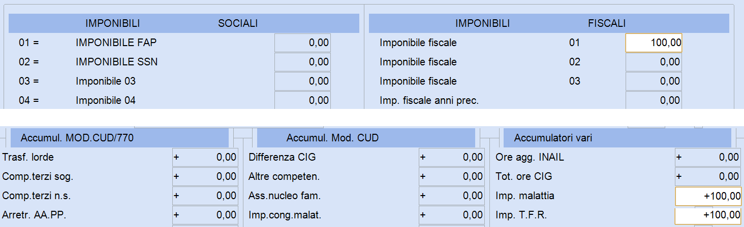 Codice corpo PF1 2