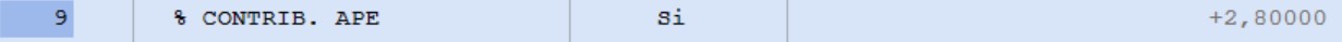 costante 9