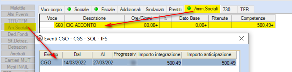 Sezione ammortizzatori sociali