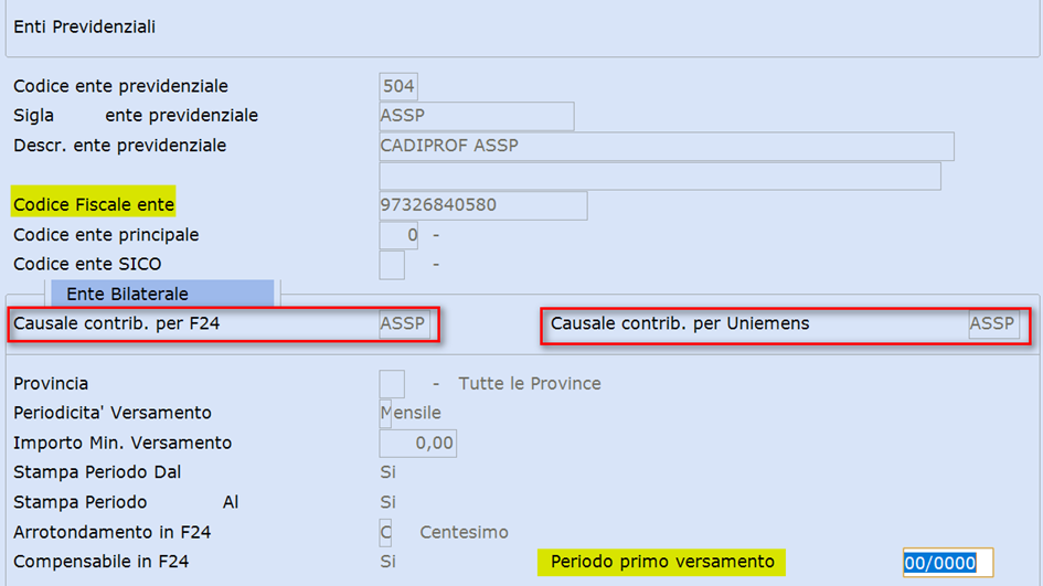 Ente CADIPROF