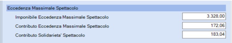 eccedenza massimale enpals