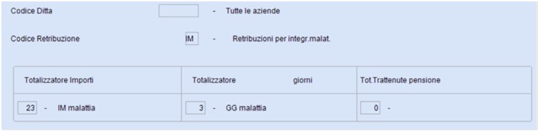 codice retribuzione im