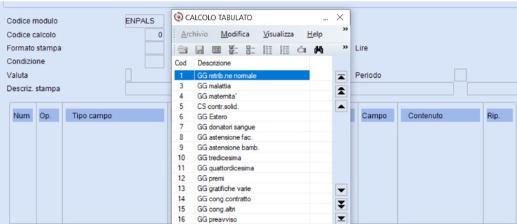 tabelle di calcolo enpals