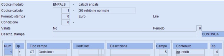 giorni retribuzione