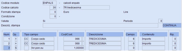 codice calcolo 30 enpals