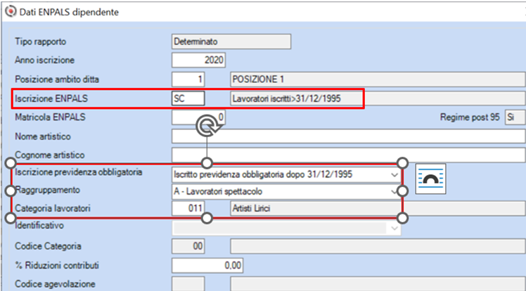 Gestioni particolari SC