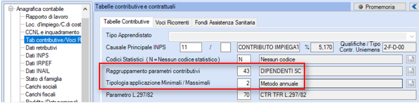 Gestione Dipendente_RaggrParamContr_Tipologia applicaz MinMax