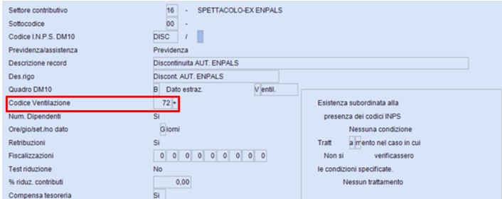 codice dm10 disc