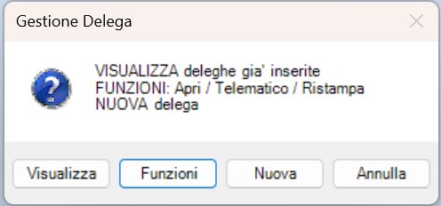 funzioni gestione delega