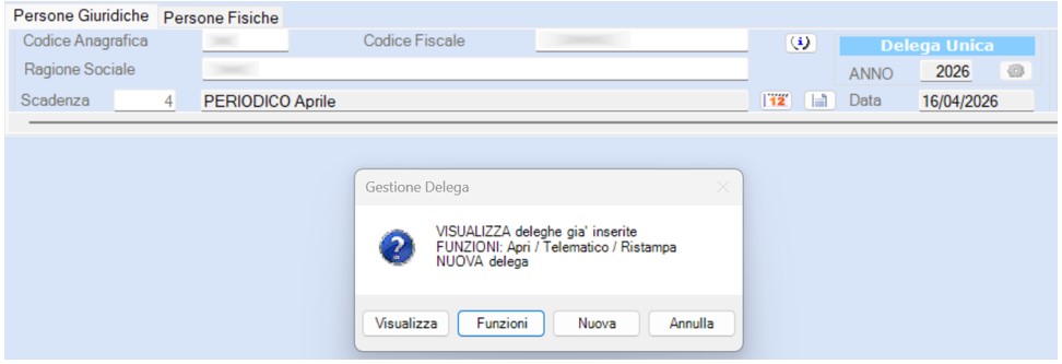 funzioni gestione delega