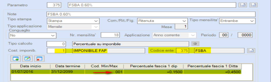 FSBA 0,60% NON APPRENDISTA