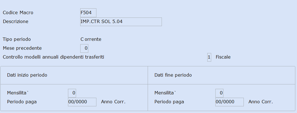 Descrizione Macro F504
