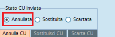 annullamento CU
