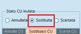 sostituzione CU