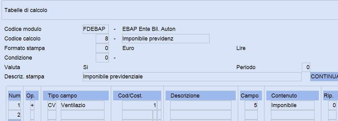 FSBA imponibile previdenziale