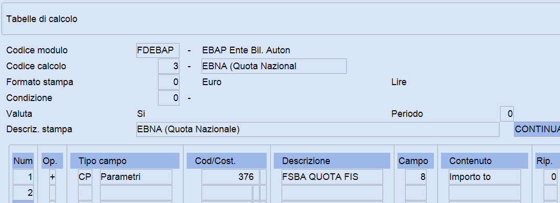 FDEBAP quota nazionale