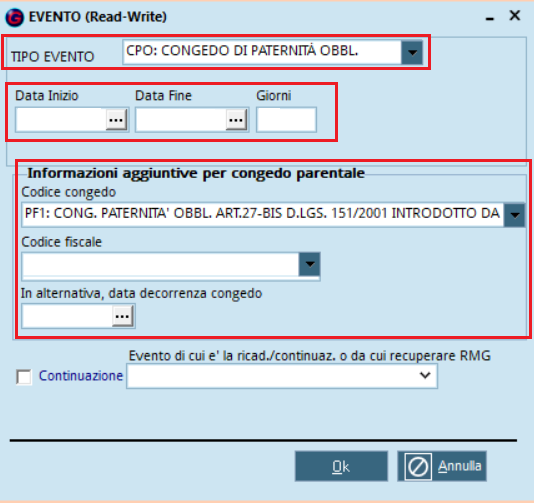 CPO, PF1, CONGEDO PADRE OBBLIGATORIO